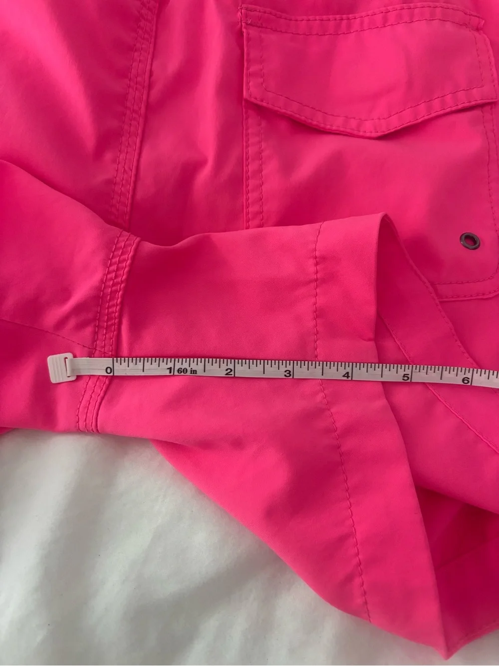 Abercrombie & Fitch Hot Pink Men's Swim Shorts with Drawstring